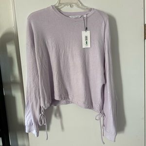 NWT SOFT COZY Calvin Klein cropped sweater.